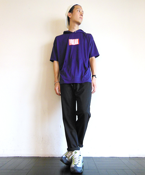 WHO'S WHO gallery(フーズフーギャラリー)の「TEEパーカー(Tシャツ/カットソー・メンズ・ブラック/ホワイト/グレー/ネイビー・MEDIUM/LARGE)」の12枚目の写真