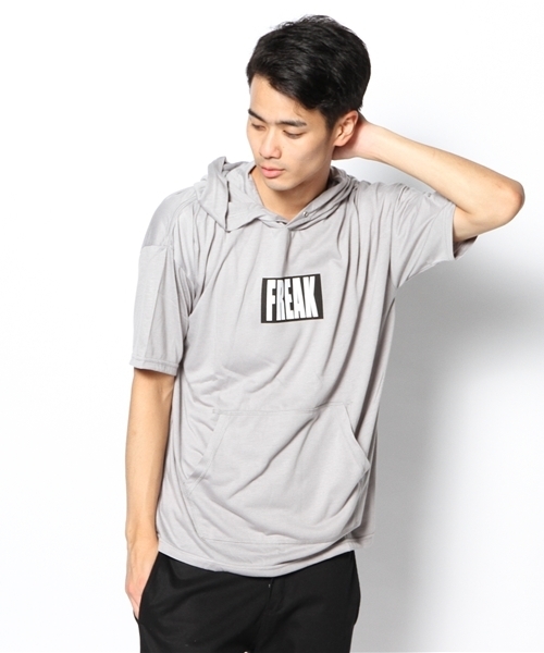 WHO'S WHO gallery(フーズフーギャラリー)の「TEEパーカー(Tシャツ/カットソー・メンズ・ブラック/ホワイト/グレー/ネイビー・MEDIUM/LARGE)」の3枚目の写真