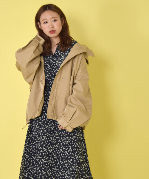 w closet（ダブルクローゼット）の「ポリナイロンマウンテンパーカー（マウンテンパーカー・レディース・ベージュ/パープル/マルチ/グレイッシュベージュ・FREE）」の20枚目の写真