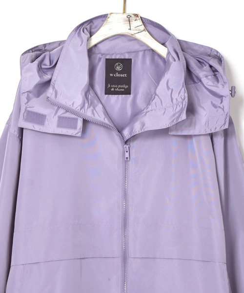 w closet（ダブルクローゼット）の「ポリナイロンマウンテンパーカー（マウンテンパーカー・レディース・ベージュ/パープル/マルチ/グレイッシュベージュ・FREE）」の5枚目の写真