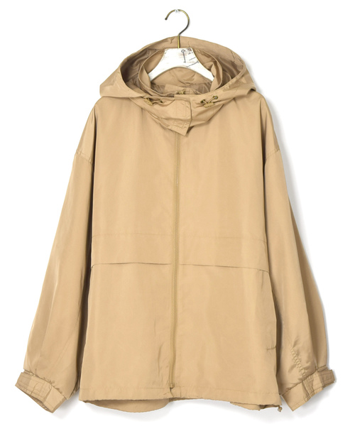 w closet（ダブルクローゼット）の「ポリナイロンマウンテンパーカー（マウンテンパーカー・レディース・ベージュ/パープル/マルチ/グレイッシュベージュ・FREE）」の13枚目の写真