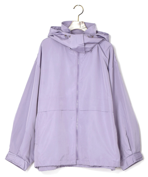 w closet（ダブルクローゼット）の「ポリナイロンマウンテンパーカー（マウンテンパーカー・レディース・ベージュ/パープル/マルチ/グレイッシュベージュ・FREE）」の8枚目の写真