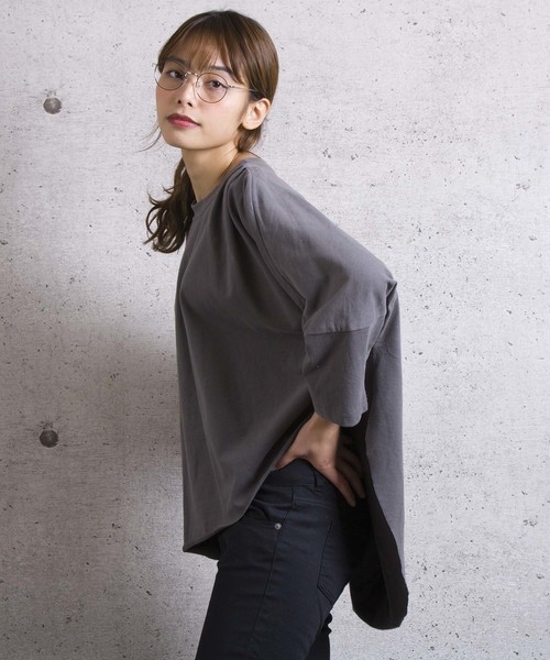LUGG NAGG(ラグナグ)の「【Jewelobe/ ジュエローブ】 変形ビッグシルエットカットプルオーバー(その他トップス・レディース・ベージュ/グレー/ピンク・FREE)」の2枚目の写真