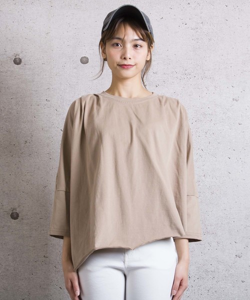 LUGG NAGG(ラグナグ)の「【Jewelobe/ ジュエローブ】 変形ビッグシルエットカットプルオーバー(その他トップス・レディース・ベージュ/グレー/ピンク・FREE)」の4枚目の写真