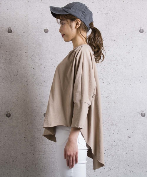LUGG NAGG(ラグナグ)の「【Jewelobe/ ジュエローブ】 変形ビッグシルエットカットプルオーバー(その他トップス・レディース・ベージュ/グレー/ピンク・FREE)」の8枚目の写真