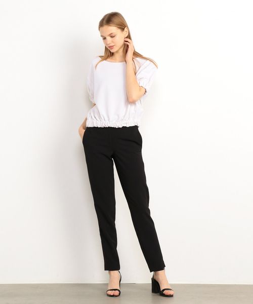 ARMANI EXCHANGE(アルマーニエクスチェンジ)の「【A|Xアルマーニ エクスチェンジ】シースルーサイドライン テーパードパンツ(その他パンツ・レディース・ブルー/ブラック・0/2/4)」の14枚目の写真