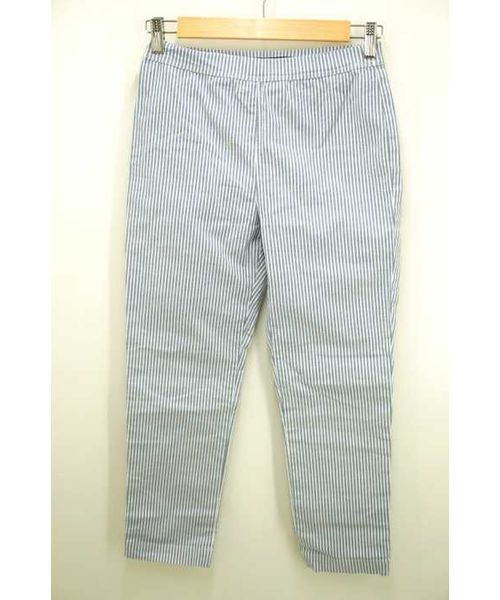 45R ヒッコリーストライプ ストレッチイージーパンツ 45RPM 美品 45r イージーパンツM ストライプ ヒッコリー ストレッチ ウエスト