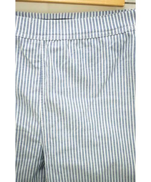 45R ヒッコリーストライプ ストレッチイージーパンツ 45RPM 美品 45r イージーパンツM ストライプ ヒッコリー ストレッチ ウエスト