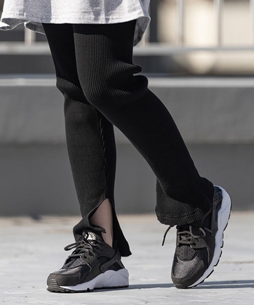 YOUNG&OLSEN The DRYGOODS STORE（ヤングアンドオルセン）の「YOUNG & OLSEN/ヤングアンドオルセン ZINC RIB LGGINS レギンス リブパンツ（レギンス/スパッツ・レディース・アイボリー/ブラック/アクア・2/1）」の2枚目の写真