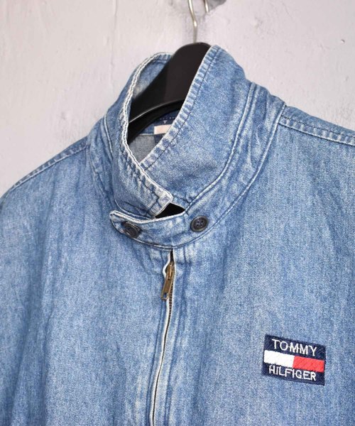 TOMMY HILFIGER(トミーヒルフィガー)の「【ヴィンテージ古着】90's TOMMY HILFIGER/トミーヒルフィガー デニム スイングトップ(デニムジャケット・メンズ・ブルー・X-LARGE)」の2枚目の写真