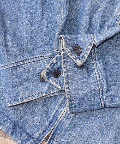 TOMMY HILFIGER(トミーヒルフィガー)の「【ヴィンテージ古着】90's TOMMY HILFIGER/トミーヒルフィガー デニム スイングトップ(デニムジャケット・メンズ・ブルー・X-LARGE)」の4枚目の写真