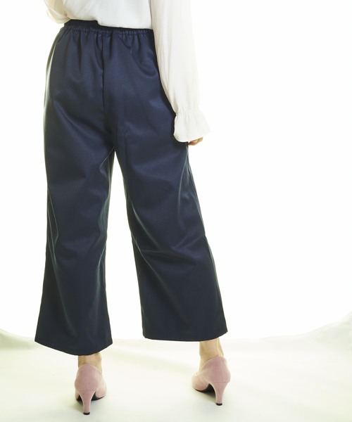 おしゃれスタ(オシャレスタ)の「エステルツイル タックパンツ(LC)(その他パンツ・レディース・ベージュ/ネイビー/グレー・FREE)」の14枚目の写真