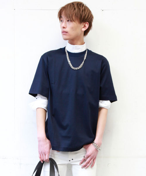 MIDWEST(ミッドウエスト)の「JOHN LAWRENCE SULLIVAN クルービックTコットン(Tシャツ/カットソー・メンズ・ブラック/ブルー/ネイビー/グリーン・MEDIUM)」の4枚目の写真