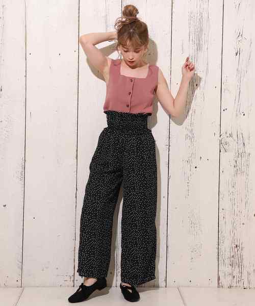 one after another NICE CLAUP(ワンアフターアナザーナイスクラップ)の「リボンつきバブーシュ(ブラック)(バレエシューズ・レディース・ブラック・SMALL/MEDIUM/LARGE)」の2枚目の写真