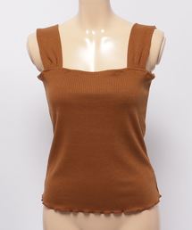 meJane | スクエア/リブタンクトップ(タンクトップ)