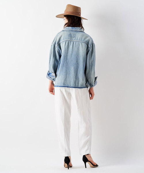 Whim Gazette（ウィムガゼット）の「OVER ダメージDENIMブルゾン 