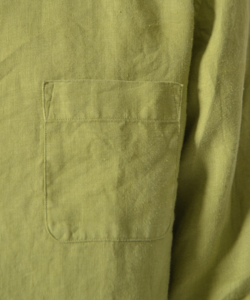 AMERICAN RAG CIE（アメリカンラグシー）の「AMERICAN RAG CIE カラーリネンシャツ∴（シャツ/ブラウス・メンズ・ホワイト/オレンジ/ベージュ/カーキ/ネイビー・1/2/3）」の14枚目の写真