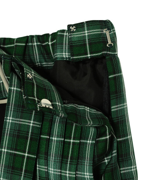 Candy Stripper（キャンディストリッパー）の「CHECK PLEATS LONG スカート（スカート・レディース・ベージュ/グレー/グリーン・1/2）」の10枚目の写真