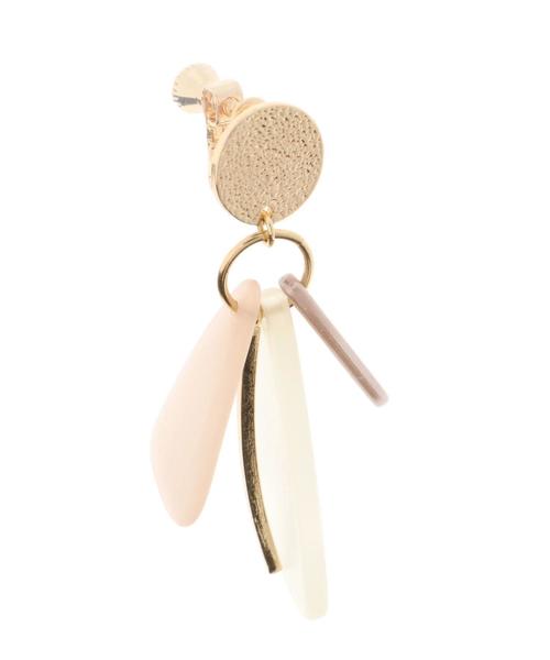 earth music&ecology（アースミュージックアンドエコロジー）の「MIXカラーアクリルイヤリング（イヤリング・レディース・ベージュ/ネイビー/グリーン・FREE）」の7枚目の写真