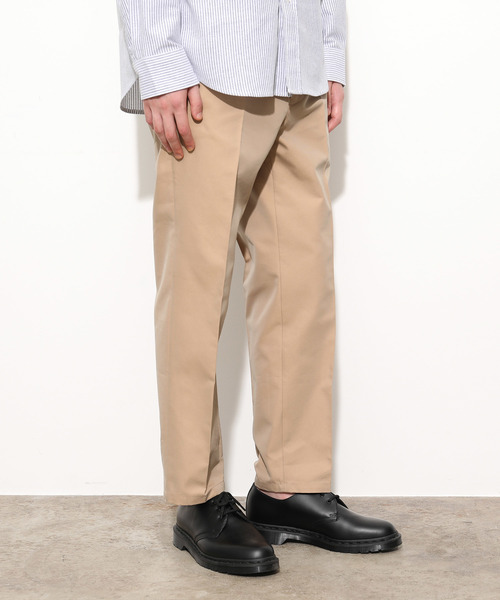 JUNRED（ジュンレッド）の「ハイカウントギャバジンスリムテーパードパンツ（その他パンツ・メンズ・ブラック/ベージュ/カーキ・LL/S/M/L）」の5枚目の写真