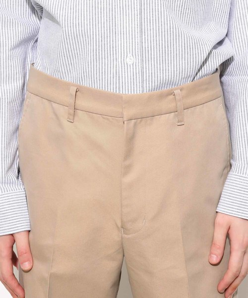 JUNRED（ジュンレッド）の「ハイカウントギャバジンスリムテーパードパンツ（その他パンツ・メンズ・ブラック/ベージュ/カーキ・LL/S/M/L）」の9枚目の写真