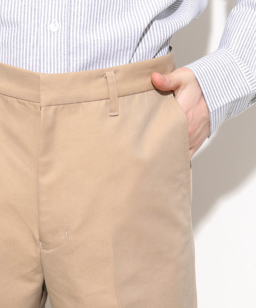 JUNRED（ジュンレッド）の「ハイカウントギャバジンスリムテーパードパンツ（その他パンツ・メンズ・ブラック/ベージュ/カーキ・LL/S/M/L）」の12枚目の写真