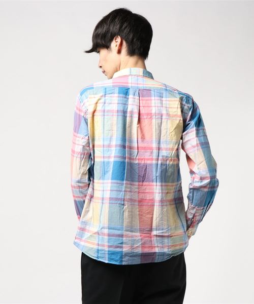 fridge（フリッジ）の「【SPINNER BAIT NAVY LABEL】スピナーベイト タブカラーシャツ 3051MC（シャツ/ブラウス・メンズ・ブルー系その他/イエロー系その他/ブルー系その他2・44/50/40/42）」の5枚目の写真