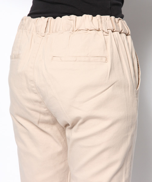 CIAOPANIC TYPY（チャオパニックティピー）の「コットンツイルストレッチテーパードパンツ3（その他パンツ・レディース・ホワイト/ネイビー/ピンク・LARGE/MEDIUM/SMALL）」の7枚目の写真