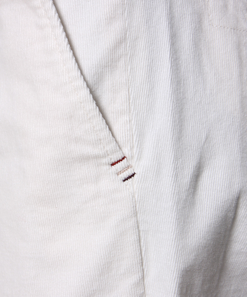 MEN'S MELROSE（メンズメルローズ）の「MASTER FRAMEストレッチサマーコールスリムテーパードパンツ（スラックス・メンズ・オフホワイト/トップグレー/ターコイズブルー/ワイン・MEDIUM/SMALL/LARGE/X-LARGE）」の12枚目の写真
