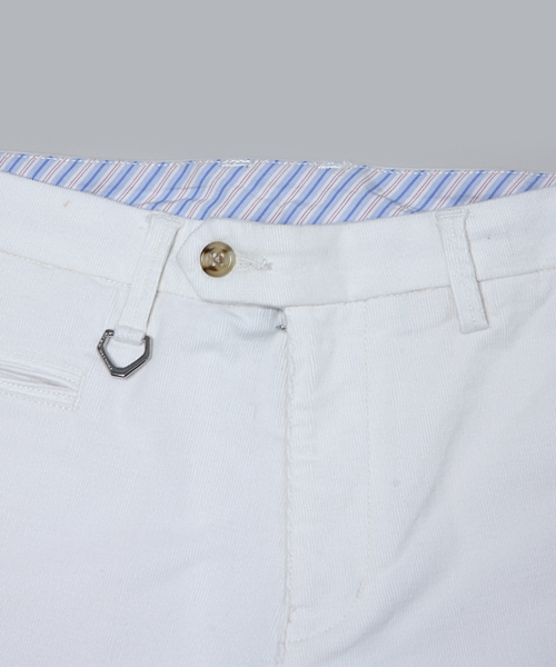 MEN'S MELROSE（メンズメルローズ）の「MASTER FRAMEストレッチサマーコールスリムテーパードパンツ（スラックス・メンズ・オフホワイト/トップグレー/ターコイズブルー/ワイン・MEDIUM/SMALL/LARGE/X-LARGE）」の5枚目の写真