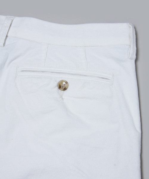 MEN'S MELROSE（メンズメルローズ）の「MASTER FRAMEストレッチサマーコールスリムテーパードパンツ（スラックス・メンズ・オフホワイト/トップグレー/ターコイズブルー/ワイン・MEDIUM/SMALL/LARGE/X-LARGE）」の9枚目の写真