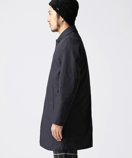 BEAMS(ビームス)の「Traditional Weatherwear × BEAMS / 別注 SELBY (ステンカラーコート・メンズ・ネイビー/ブラック/オレンジ・X-LARGE/LARGE/SMALL/MEDIUM)」の21枚目の写真