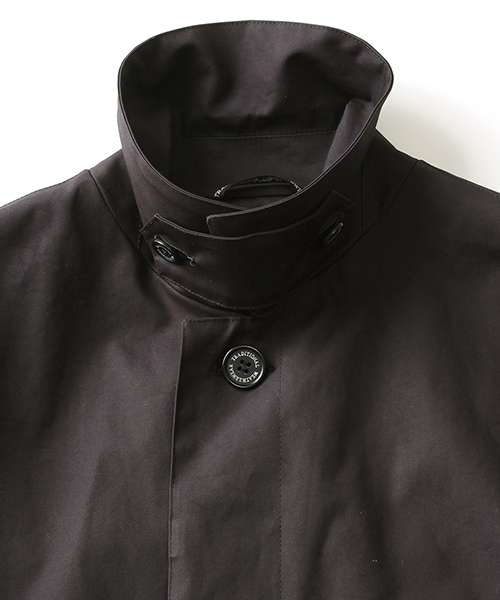 BEAMS(ビームス)の「Traditional Weatherwear × BEAMS / 別注 SELBY (ステンカラーコート・メンズ・ネイビー/ブラック/オレンジ・X-LARGE/LARGE/SMALL/MEDIUM)」の8枚目の写真