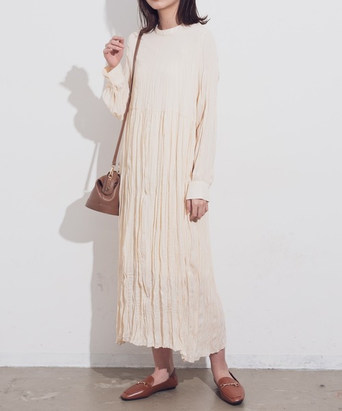 ワンピース Mary イベントセール】 大きいサイズ レディース 配色ステッチキーネック