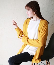 WEB限定 麻タッチ鹿の子編 サマーニットカーディガン