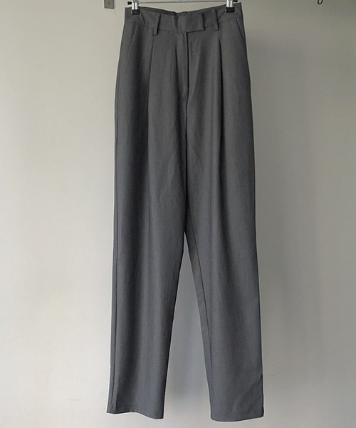 chuclla(チュクラ)の「【chuclla】【2020/SS】ハイウエスト スタンダードスラックス chw1101(スラックス・レディース・グレー・S/M/XS)」の7枚目の写真