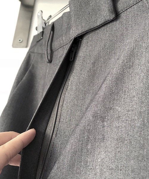 chuclla(チュクラ)の「【chuclla】【2020/SS】ハイウエスト スタンダードスラックス chw1101(スラックス・レディース・グレー・S/M/XS)」の10枚目の写真