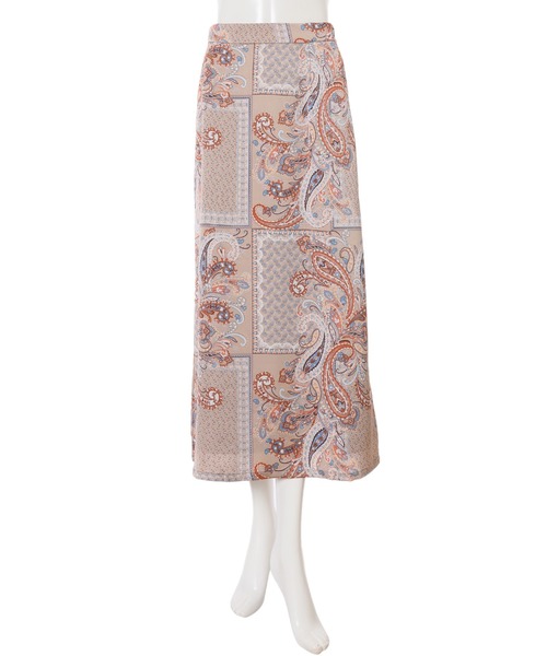 fifth（フィフス）の「ペイズリープリントスカート（スカート・レディース・ネイビー/グレイッシュベージュ・MEDIUM）」の11枚目の写真
