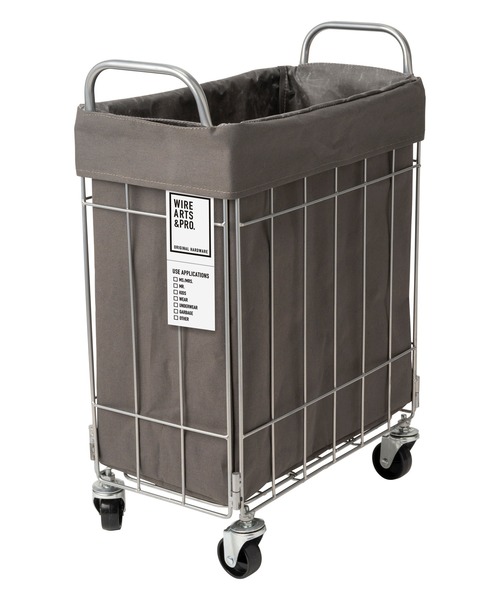 BRID（ブリッド）の「ブリッド フォールディング ランドリー スクエアバスケット 収納 / BRID FOLDING LAUNDRY_SQUARE BASKET with CASTER［28L］（収納グッズ・レディース・ホワイト/ライトグレー/ベージュ/ダークグレー/ブラウン・FREE）」の17枚目の写真