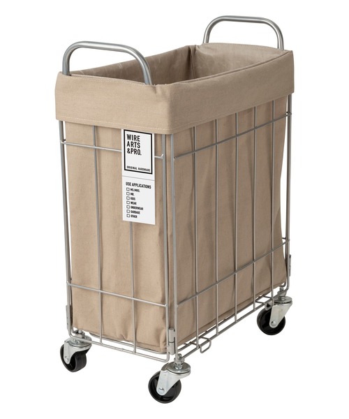 BRID（ブリッド）の「ブリッド フォールディング ランドリー スクエアバスケット 収納 / BRID FOLDING LAUNDRY_SQUARE BASKET with CASTER［28L］（収納グッズ・レディース・ホワイト/ライトグレー/ベージュ/ダークグレー/ブラウン・FREE）」の19枚目の写真