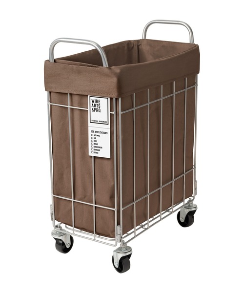 BRID（ブリッド）の「ブリッド フォールディング ランドリー スクエアバスケット 収納 / BRID FOLDING LAUNDRY_SQUARE BASKET with CASTER［28L］（収納グッズ・レディース・ホワイト/ライトグレー/ベージュ/ダークグレー/ブラウン・FREE）」の18枚目の写真