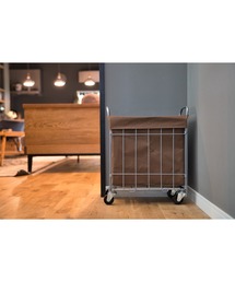BRID（ブリッド）の「ブリッド フォールディング ランドリー スクエアバスケット 収納 / BRID FOLDING LAUNDRY_SQUARE BASKET with CASTER［28L］（収納グッズ）」