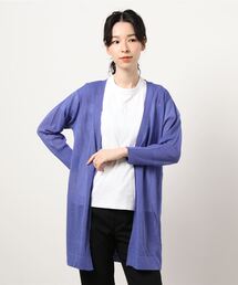 INTERPLANET | さらさらサイド釦ミドルカーデ(カーディガン/ボレロ)