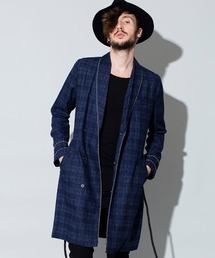 mj7315-ショールカラーガウンコート