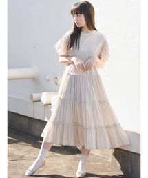 merry jenny | ティアードティアードスリーブワンピース(ワンピース)