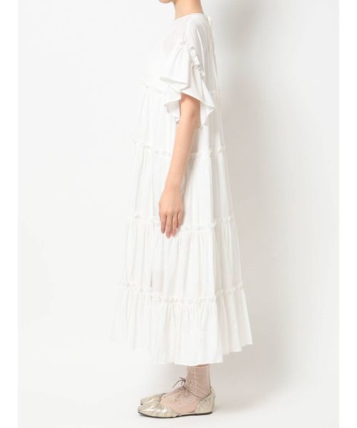 merry jenny（メリージェニー）の「ティアードティアードスリーブワンピース（ワンピース・レディース・ベージュ/ブラック・FREE）」の19枚目の写真