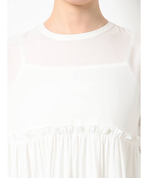 merry jenny（メリージェニー）の「ティアードティアードスリーブワンピース（ワンピース・レディース・ベージュ/ブラック・FREE）」の16枚目の写真