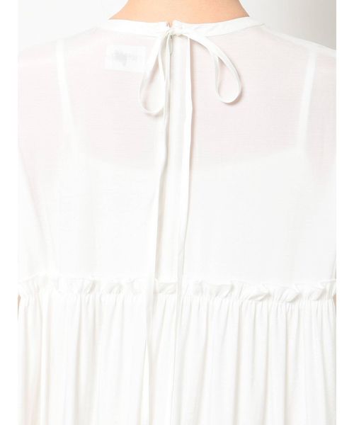 merry jenny（メリージェニー）の「ティアードティアードスリーブワンピース（ワンピース・レディース・ベージュ/ブラック・FREE）」の6枚目の写真