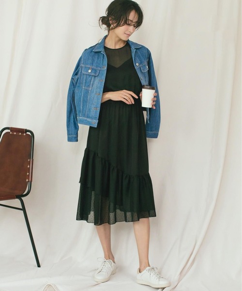 セール Paul フロックスポット Web限定 ライトジョーゼット ワンピース フロックスポット ワンピース ワンピース Paul Smith ポールスミス のファッション