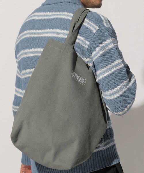 UNIVERSAL OVERALL（ユニバーサルオーバーオール）の「【UNIVERSAL OVERALL】別注コーデュロイトート（トートバッグ・メンズ・チャコール/ベージュ/ダークブラウン/ダークグレー・FREE）」の2枚目の写真